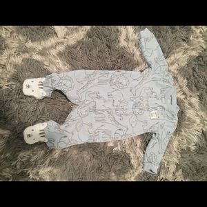 Animal Happy Wild and Free Footie 3months